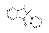 2-methyl-2-phenyl-1,2-dihydro-3H-indol-3-one Structure