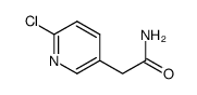 2-(6-氯吡啶-3-基)乙酰胺结构式