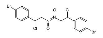 (E)-1,2-bis(2-(4-bromophenyl)-2-chloroethyl)diazene 1,2-dioxide Structure