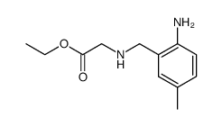 (2-Amino-5-methyl-benzylamino)-acetic acid ethyl ester Structure