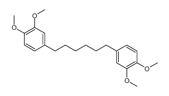 4-[6-(3,4-dimethoxyphenyl)hexyl]-1,2-dimethoxybenzene Structure