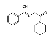 N-(2-oxo-2-piperidin-1-ylethyl)benzamide Structure