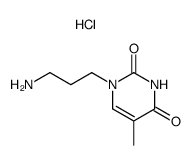 1-(3-aminopropyl)thymine hydrochloride Structure