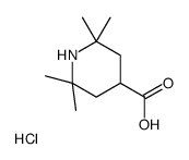 2,2,6,6-Tetramethylpiperidine-4-carboxylic acid hydrochloride Structure