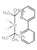 2,2'-bipyridine compound with di(tert-butyl)(dichloro)stannane (1:1) (en) Structure