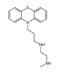 N-methyl-N'-(3-phenothiazin-10-ylpropyl)ethane-1,2-diamine结构式