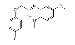 N-(2,5-dimethoxyphenyl)-2-(4-fluorophenoxy)acetamide Structure