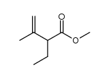 Methyl 2-ethyl-3-methyl-3-butenoate Structure