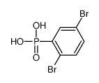 (2,5-dibromophenyl)phosphonic acid结构式