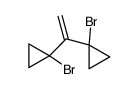 1-bromo-1-[1-(1-bromocyclopropyl)ethenyl]cyclopropane Structure