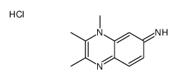 2,3,4-trimethylquinoxalin-4-ium-6-amine,chloride Structure