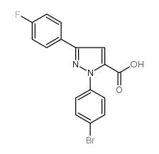 1-(4-bromophenyl)-3-(4-fluorophenyl)-1h-pyrazole-5-carboxylic acid picture