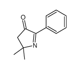 2,2-dimethyl-5-phenyl-3H-pyrrol-4-one Structure