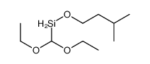 diethoxymethyl(3-methylbutoxy)silane Structure