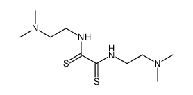 N,N'-Bis(2-dimethylaminoethyl)ethanebisthioamide结构式