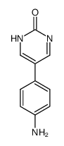 2(1H)-Pyrimidinone, 5-(4-aminophenyl)- (9CI) Structure