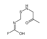 N-[(2-oxopropylamino)sulfanylmethyl]carbamoyl fluoride Structure