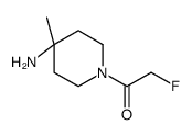 4-Piperidinamine, 1-(fluoroacetyl)-4-methyl- (9CI)结构式