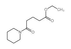 ethyl 5-oxo-5-(1-piperidyl)pentanoate结构式