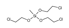 tris(2-chloroethoxy)methylsilane结构式