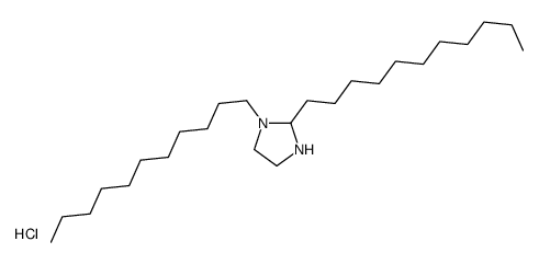 1,2-di(undecyl)imidazolidin-3-ium,chloride结构式