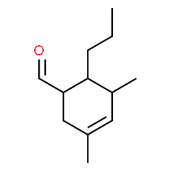 3,5-Dimethyl-6-propyl-3-cyclohexene-1-carbaldehyde structure