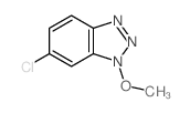 1H-Benzotriazole,6-chloro-1-methoxy-结构式