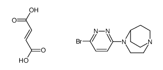 4-(6-bromo-pyridazin-3-yl)-1,4-diazabicyclo[3. 2. 2]nonane fumaric acid salt Structure