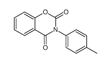 3-(4-methylphenyl)-1,3-benzoxazine-2,4-dione结构式