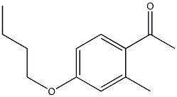 1-(4-butoxy-2-methylphenyl)ethanone结构式