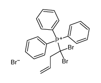 (1,1-dibromo-3-butenyl)triphenylphosphonium bromide Structure