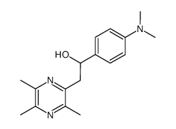 2-[2-Hydroxy-2-[p-(dimethylamino)phenyl]ethyl]-3,5,6-trimethylpyrazine Structure