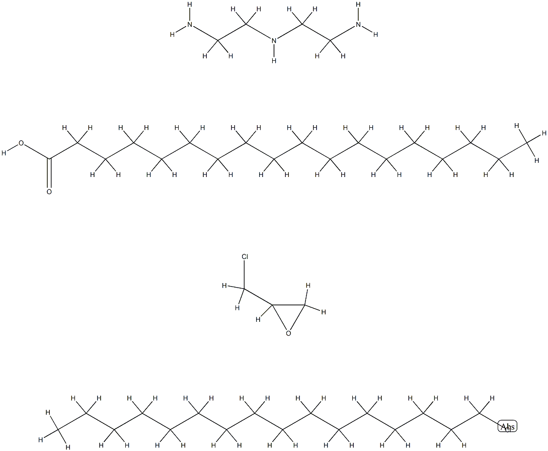 Stearic acid, 1-chlorohexadecane, diethylenetriamine and epichlorohydrin complex Structure