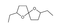 2,7-diethyl-1,6-dioxaspiro[4.4]nonane Structure