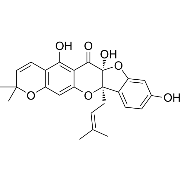 桑根酮A结构式