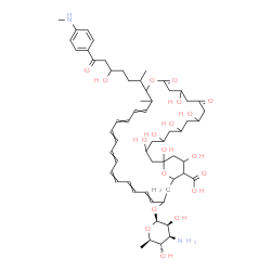 Candicidin D, 40-demethyl-3,7-dideoxo-3,7-dihydroxy-N47-methyl-5-oxo-, cyclic 15,19-hemiacetal Structure