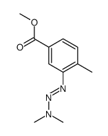 methyl 3-(dimethylaminodiazenyl)-4-methylbenzoate Structure