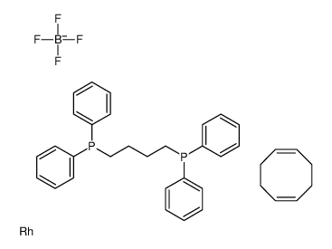 [1,4-BIS(DIPHENYLPHOSPHINO)BUTANE](1,5-CYCLOOCTADIENE)RHODIUM(I) TETRA-FLUOROBORATE picture