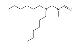 N-[(Dihexylamino)methyl]-N-methylformamid Structure