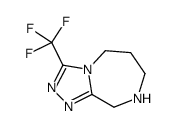 3-(trifluoromethyl)-6,7,8,9-tetrahydro-5H-[1,2,4]triazolo[4,3-a][1,4]diazepine Structure