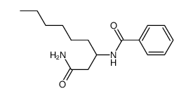 3-benzoylamino-nonanoic acid amide结构式