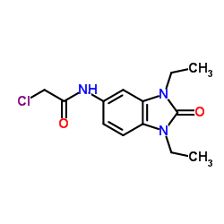 2-CHLORO-N-(1,3-DIETHYL-2-OXO-2,3-DIHYDRO-1H-BENZOIMIDAZOL-5-YL)-ACETAMIDE图片