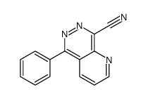 5-phenylpyrido[2,3-d]pyridazine-8-carbonitrile结构式