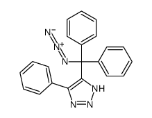 4-[azido(diphenyl)methyl]-5-phenyl-2H-triazole Structure