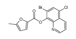 (7-bromo-5-chloroquinolin-8-yl) 5-methylfuran-2-carboxylate结构式