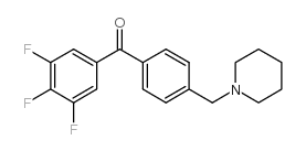 4'-PIPERIDINOMETHYL-3,4,5-TRIFLUOROBENZOPHENONE图片