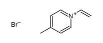 1-ethenyl-4-methylpyridin-1-ium,bromide Structure