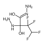 3,3,4,4-tetrafluoro-2-hydrazinyl-2-hydroxybutanehydrazide Structure