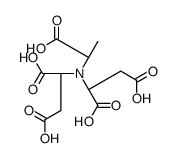 2-[1-carboxyethyl-[(1S)-1,2-dicarboxyethyl]amino]butanedioic acid结构式