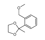 2-[2-(methoxymethyl)phenyl]-2-methyl-1,3-dioxolane Structure